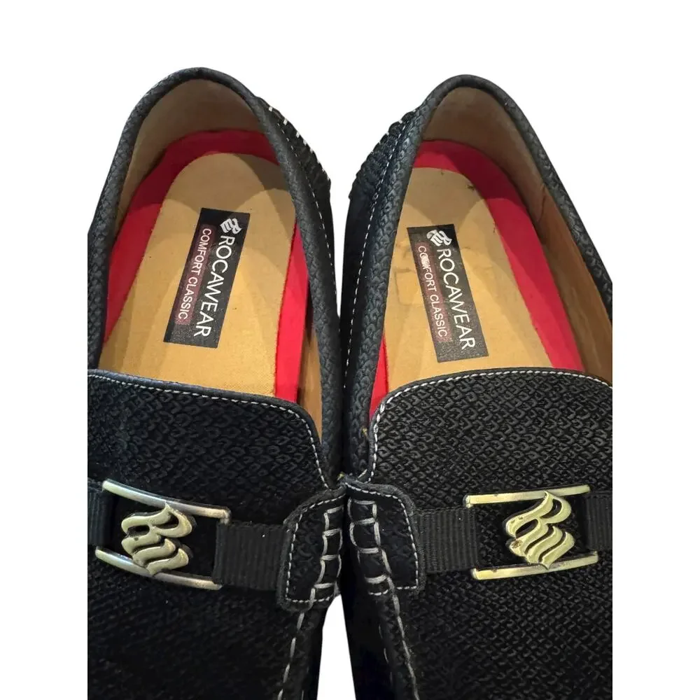 Rocawear Dwight Comfort Classic Black Driving Loafers Men’s 9 EU 42